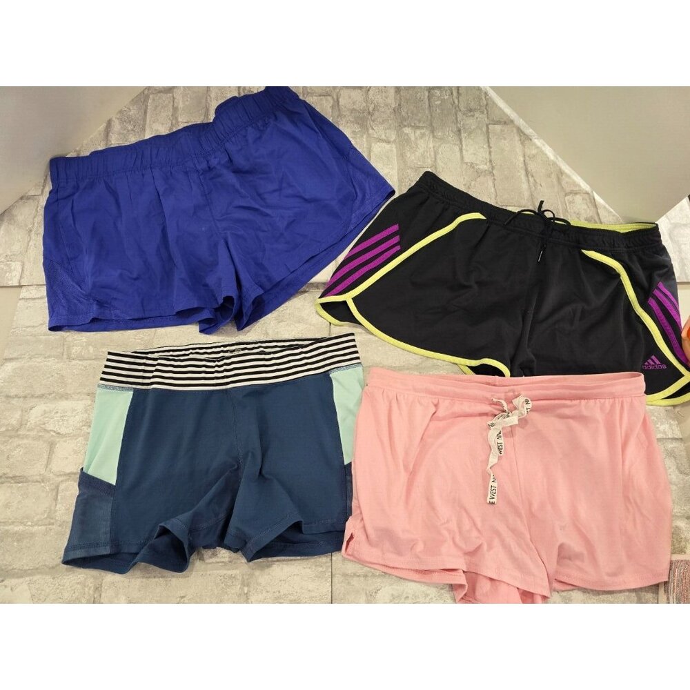 Lot Of 4 Women’s Size XL Shorts Adidas Athletic Shorts, Nini West PJ Shorts Swim